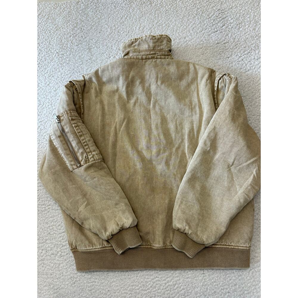 NWT* 12th Tribe Oversized Canvas Bomber Jacket Medium - Picture 8 of 8